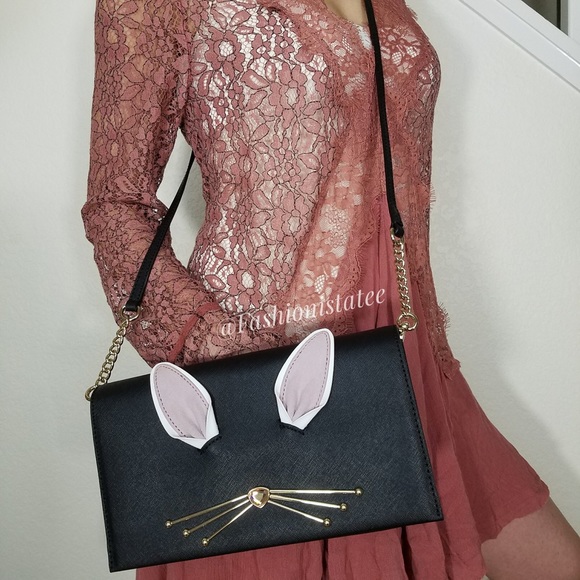 NWT KATE SPADE RABBIT BUNNY HOP TO IT CROSSBODY - Picture 6 of 8